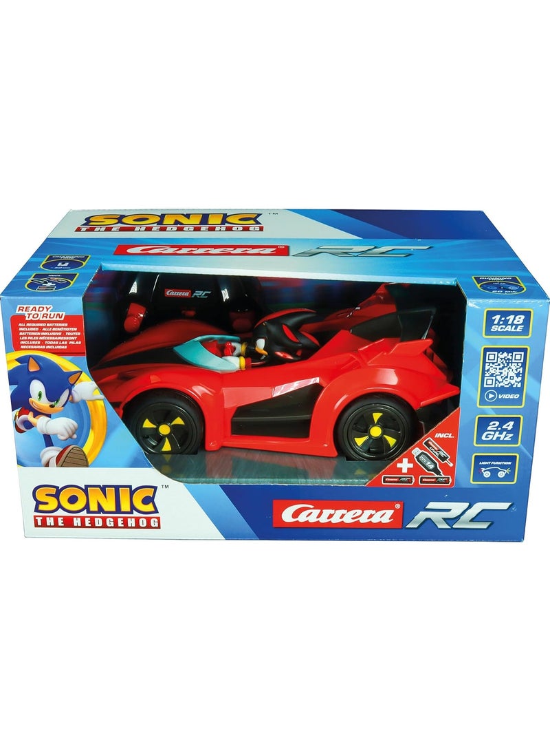 كاريرا سيارة سباق بالتحكم عن بعد مع إضاءة LED وملصقات زخرفية، سيارة RC سريعة للأطفال مع تحكم كامل وتوجيه، وقت لعب 20 دقيقة، بطارية قابلة للشحن - Image 3